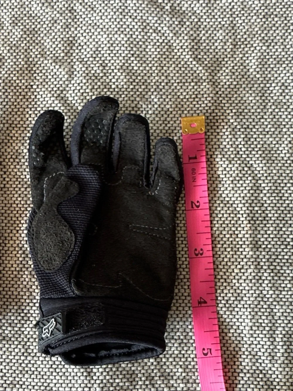 Fox Black Dirtpaw Motocross Gloves with Logo Accents